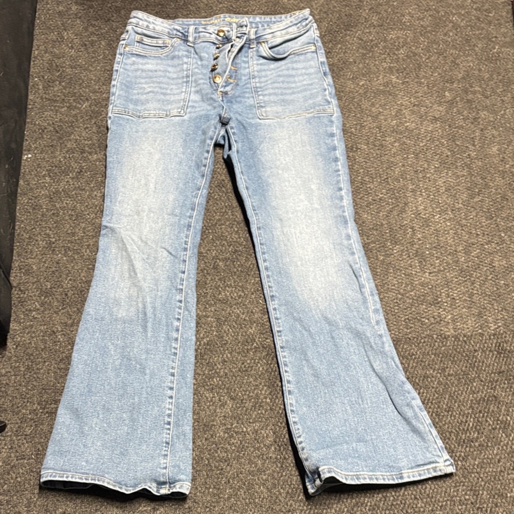 Michael Kors Blue Flare Jeans